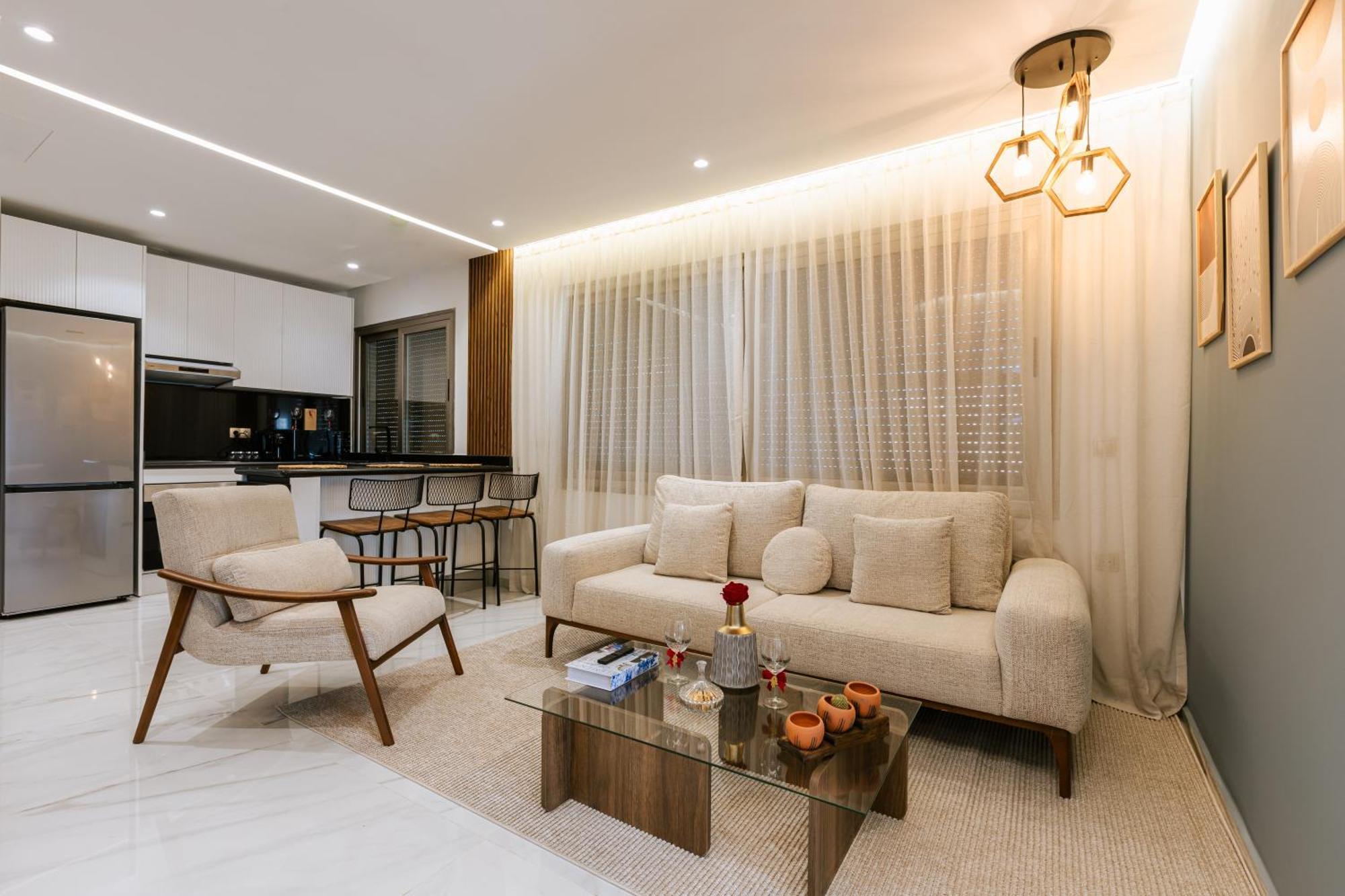 Marina View Residence Luxurious Studio Retreat With Stunning Ocean Views 1 Double Bedroom, 1 Convertible Couch Tanger Buitenkant foto
