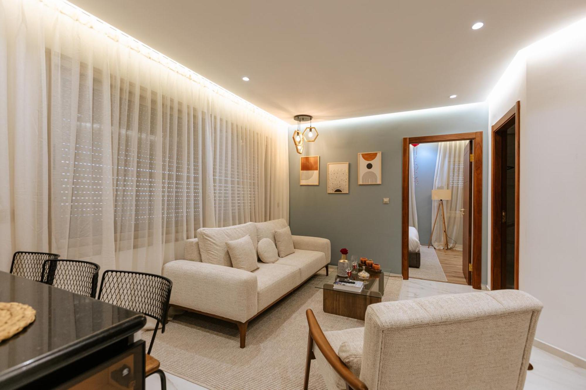 Marina View Residence Luxurious Studio Retreat With Stunning Ocean Views 1 Double Bedroom, 1 Convertible Couch Tanger Buitenkant foto